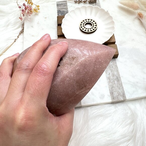 Gorgeous Large Pink Amethyst Flame from Brazil - Picture 8 of 9